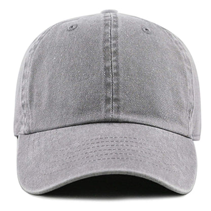 Plain Adjustable Hat Unisex Baseball Cap