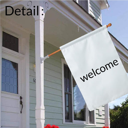 Personalized Garden Flag Outdoor Custom Flag Home Yard Flags Sublimation Polyester Banners 28x40 inch 1 pcs