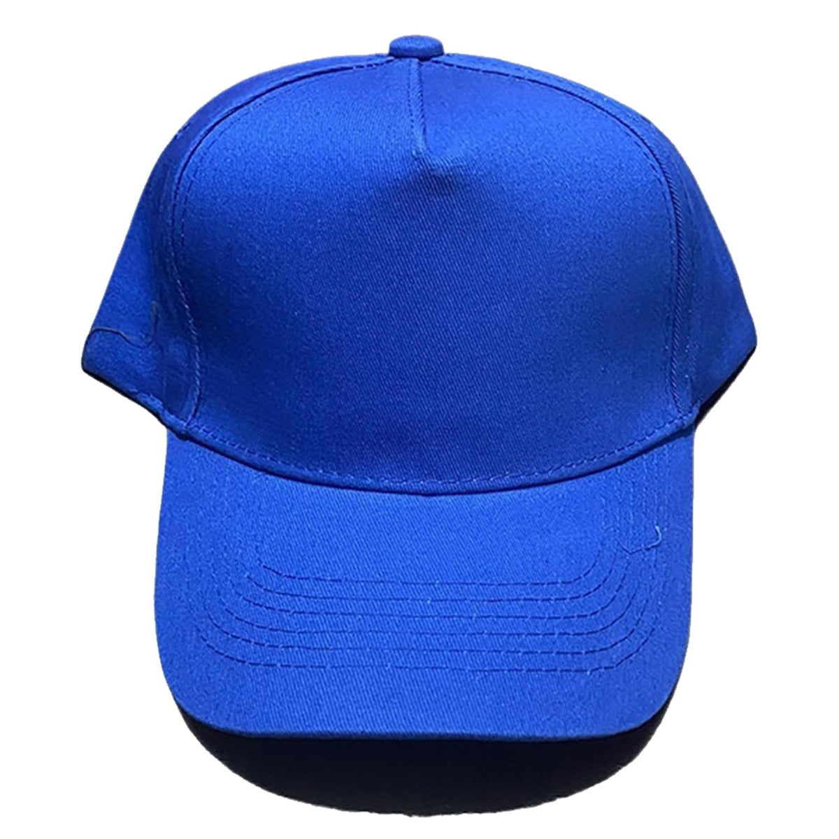Comfortable 5 Panel Plain Adjustable Hat Unisex Baseball Cap