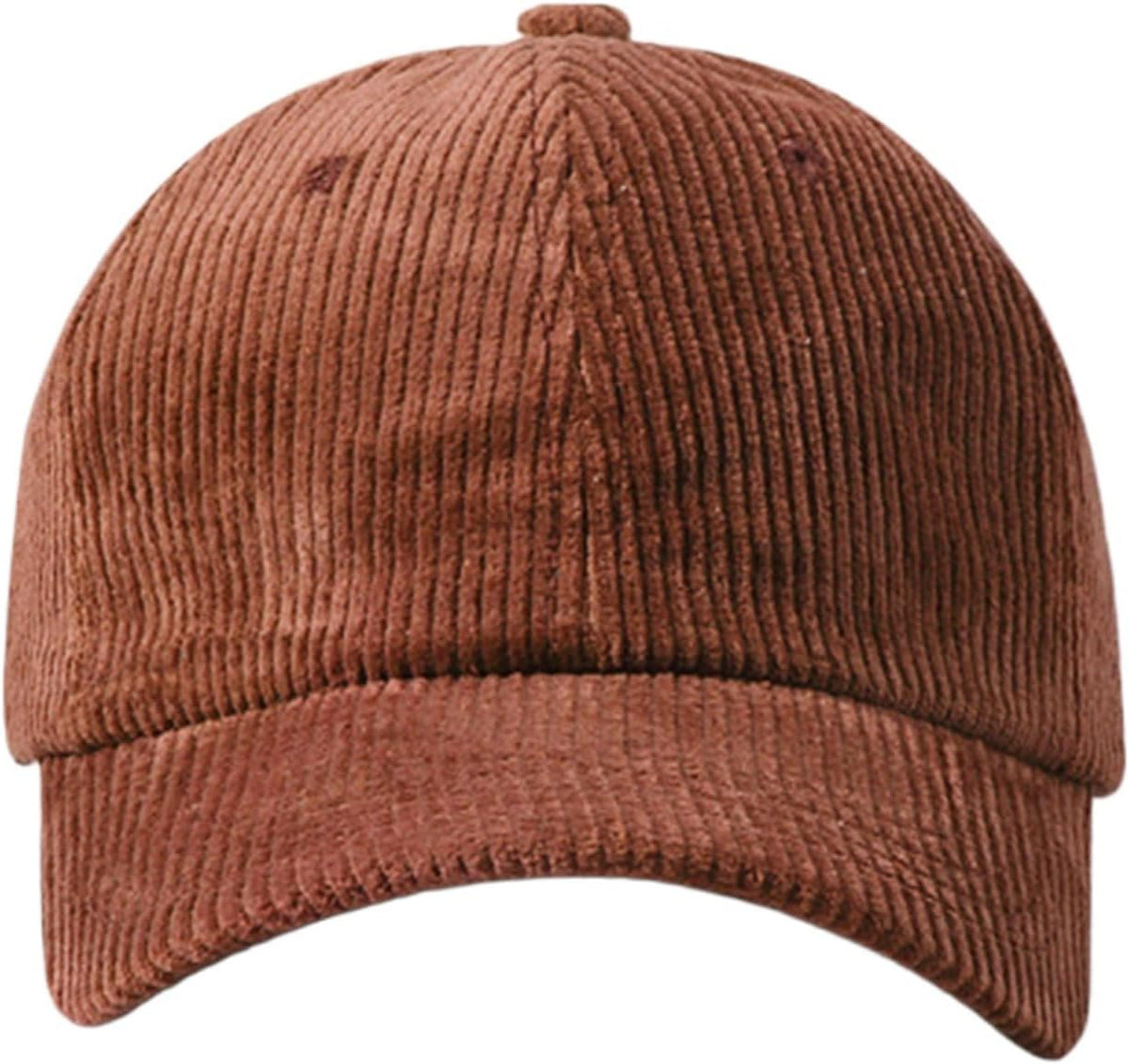 Corduroy Plain Adjustable Hat Cotton Unisex Baseball Cap