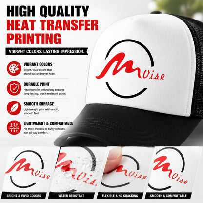 Colorful Unisex Adjustable Trucker Hat Mesh Baseball Cap