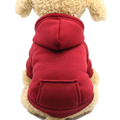 Custom Pet Hoodie for Dogs Cats, Warm Winter Pullover