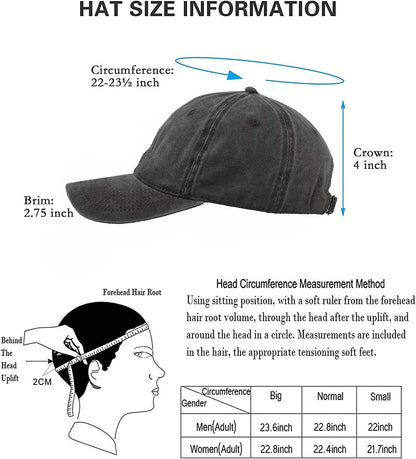 Custom Your Picture Text Logo Vintage Washed Personalized Unisex Adjustable Denim Hat Baseball Cap