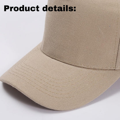 Custom Your Design Personalized 5 Panel Plain Adjustable Hat Unisex Baseball Cap