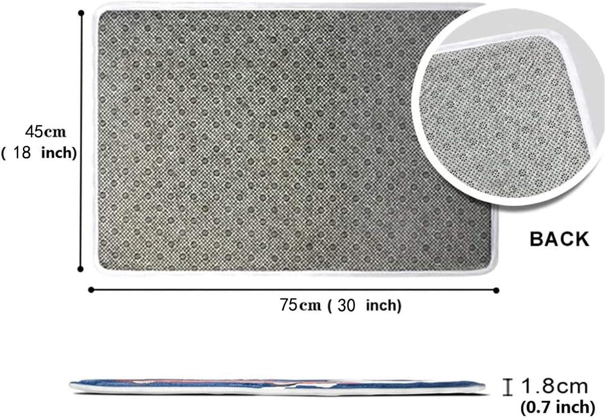 Flannel Carpet Doormat Custom Washable Door Mat Hola Indoor Outdoor Decor Rug 18x 30inch