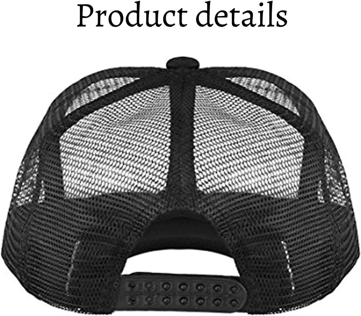 Unisex Adjustable Trucker Hat Snapback Mesh Baseball Cap