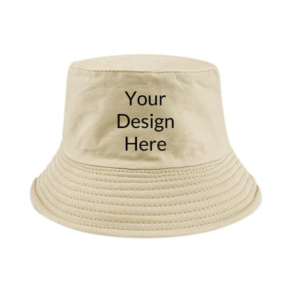 Custom Sun Hat Cotton Unisex Bucket Hats Summer Outdoor Fishing Cap