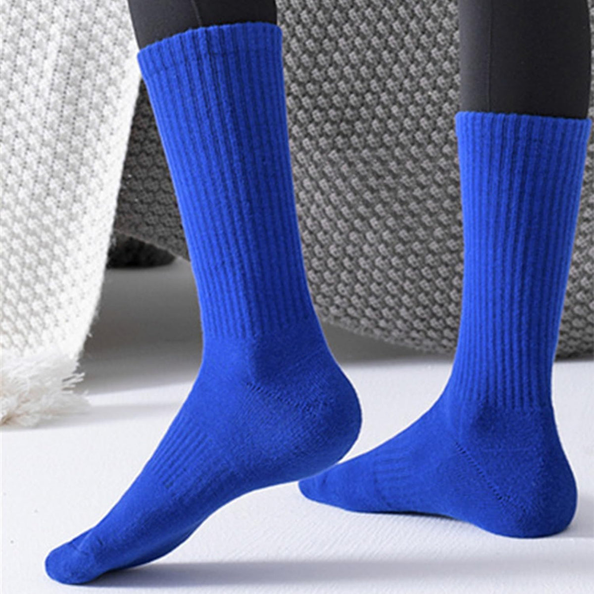 Unisex Socks, 4‑Pack Casual Socks, Assorted Random Solid Colors