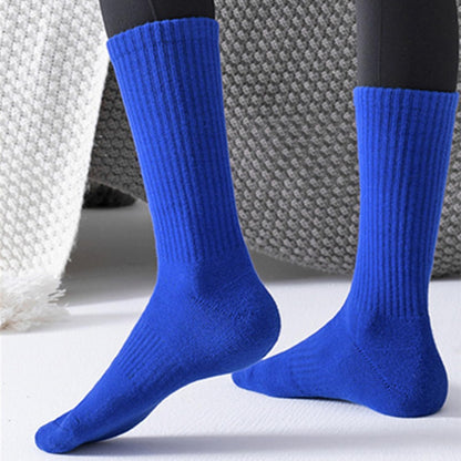 Unisex Socks, 4‑Pack Casual Socks, Assorted Random Solid Colors