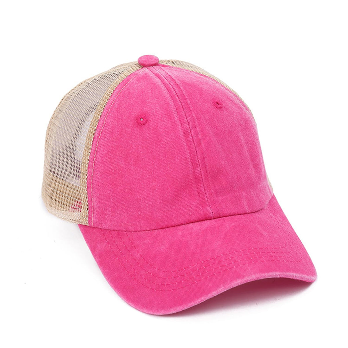 Unisex Adjustable Trucker Hat Snapback Mesh Baseball Cap