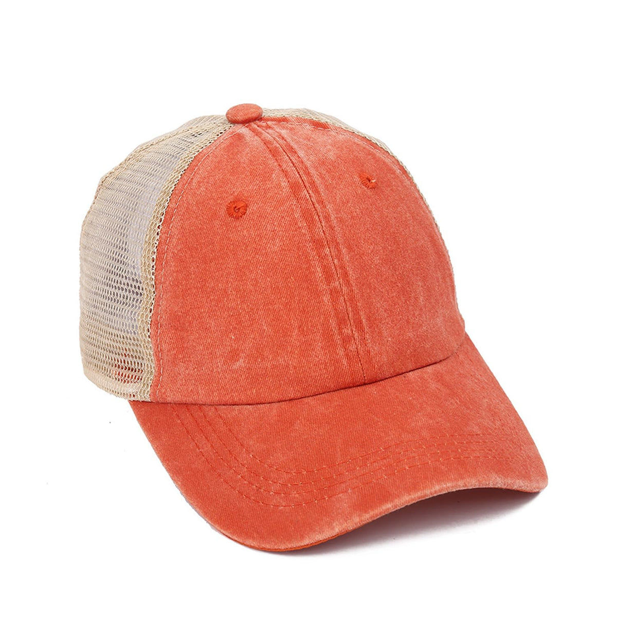 Unisex Adjustable Trucker Hat Snapback Mesh Baseball Cap