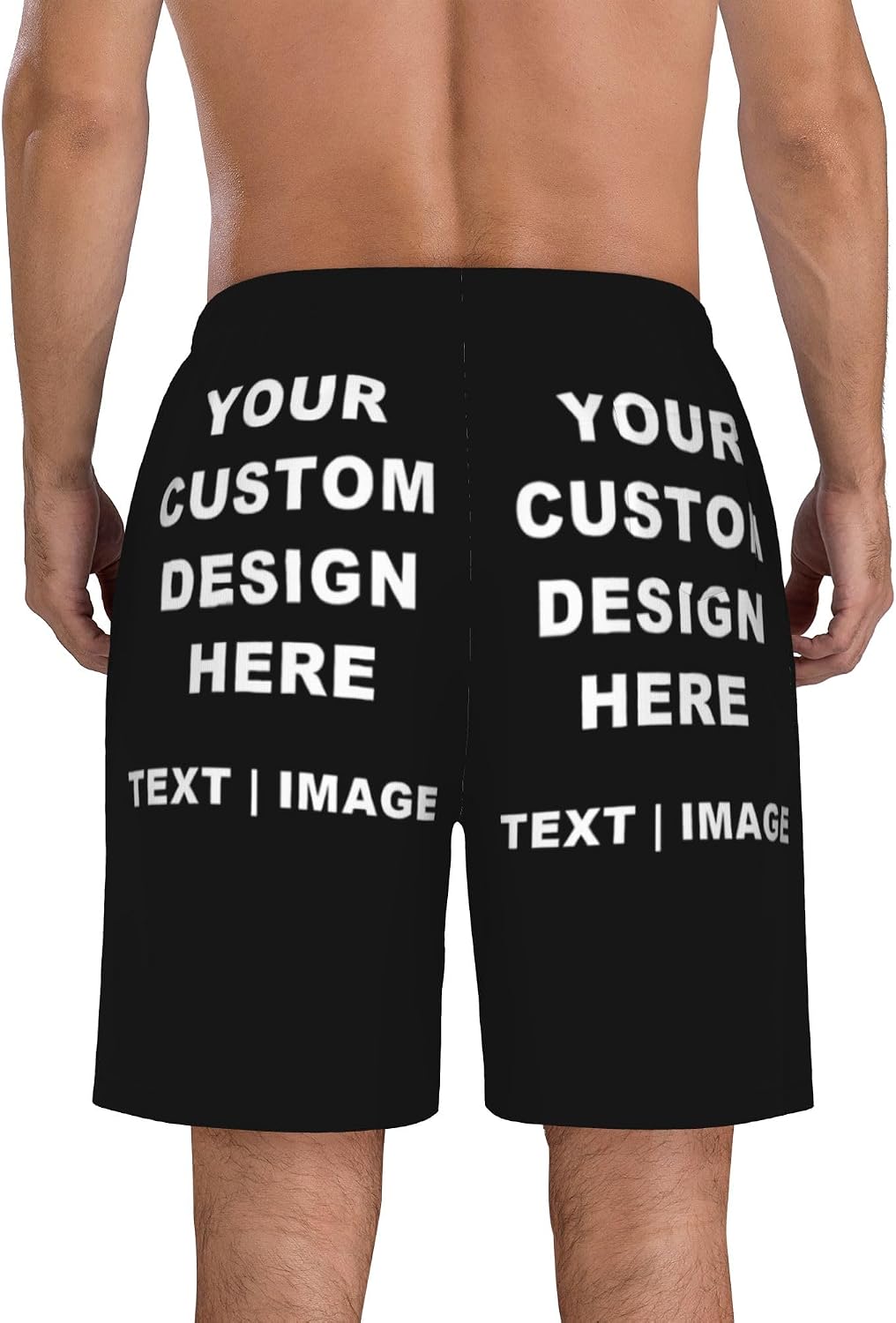 Custom Print Men's Quick Dry Beach Board Shorts