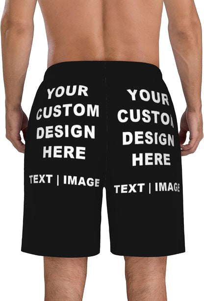 Custom Print Men's Quick Dry Beach Board Shorts