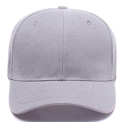 Plain Adjustable Hat Unisex Baseball Cap