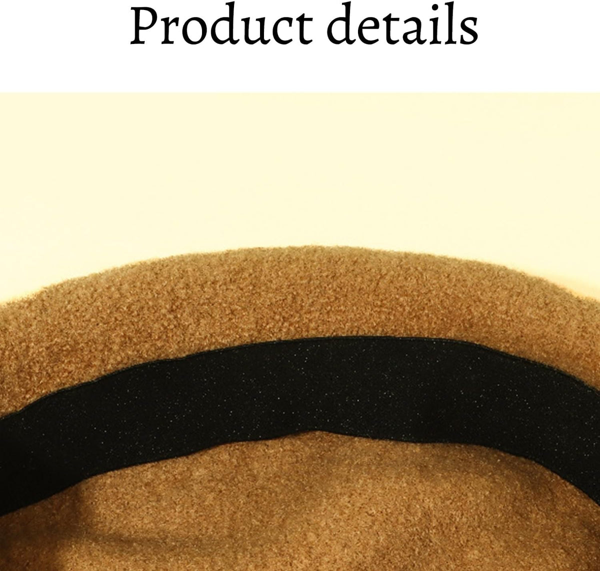 Women French Style Cashmere Beret Hat, Comfortable Stretchy Knitted Cap Headwear
