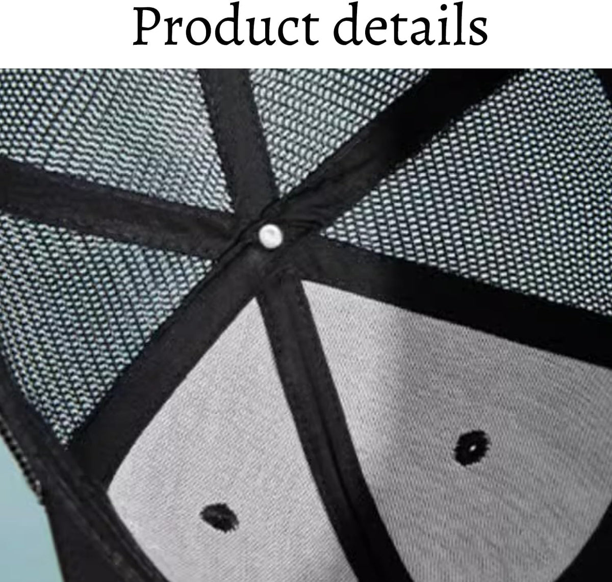 Unisex Adjustable Cotton Mesh Baseball Cap Breathable Summer Hat