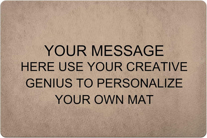 Personalized Image Doormat Custom Text Front Door Mat Welcome Indoor Outdoor Entrance Decor Rug