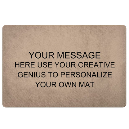 Personalized Image Doormat Custom Text Front Door Mat Welcome Indoor Outdoor Entrance Decor Rug