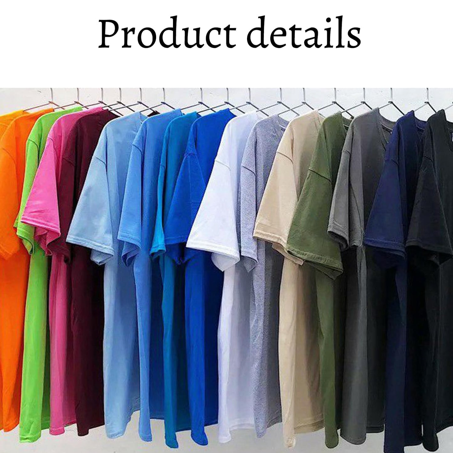 Custom Heavyweight Cotton Blank T-Shirt for Printing Soft Crew Neck Unisex Tee