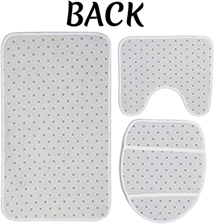 Sublimation Blanks Bathroom Door Mats Polyester Heat Transfer Shower Mat Decoration Bath Rug Set of 1