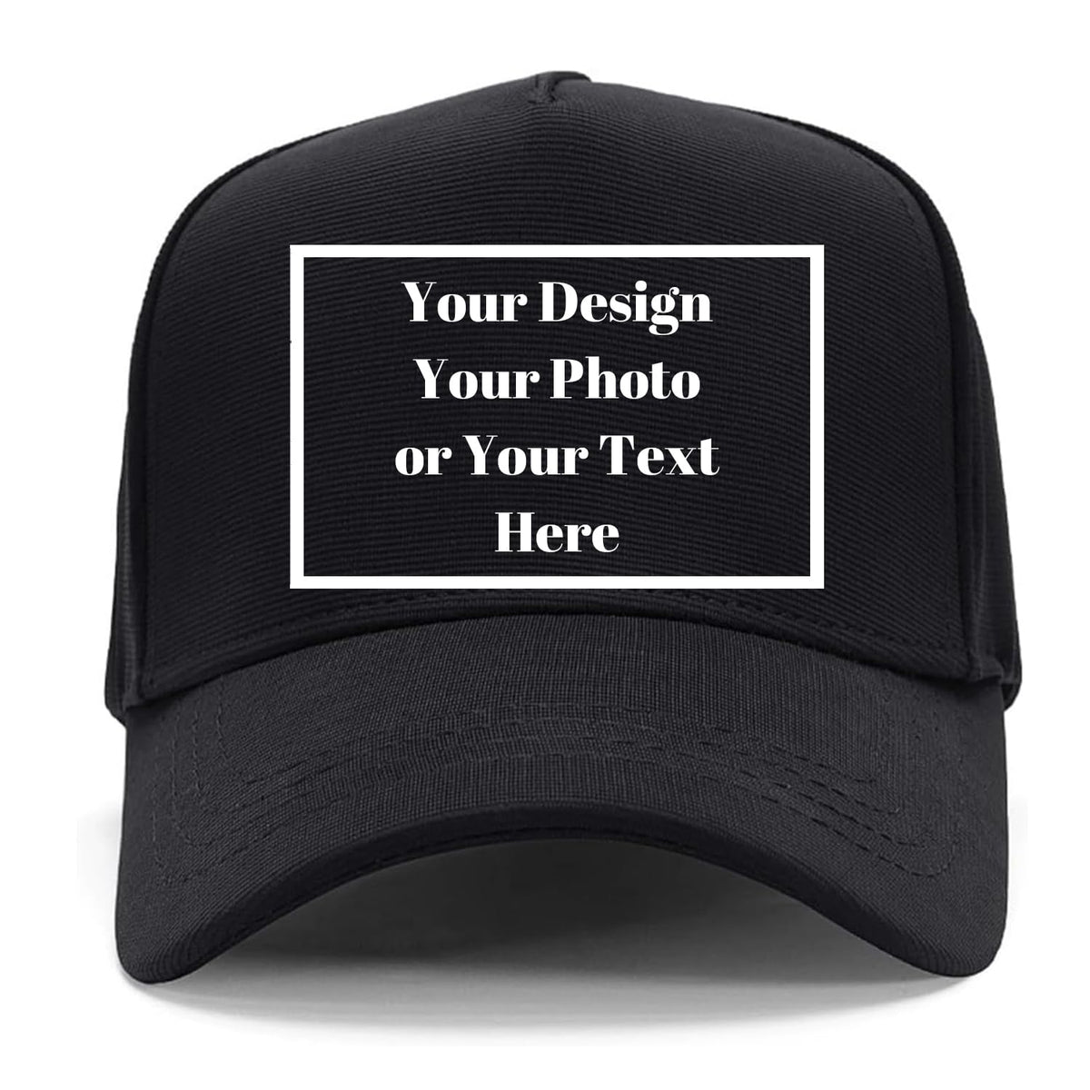 Custom Your Own Design Unisex Cotton 5 Panel Personalized Plain Adjustable Hat Baseball Cap