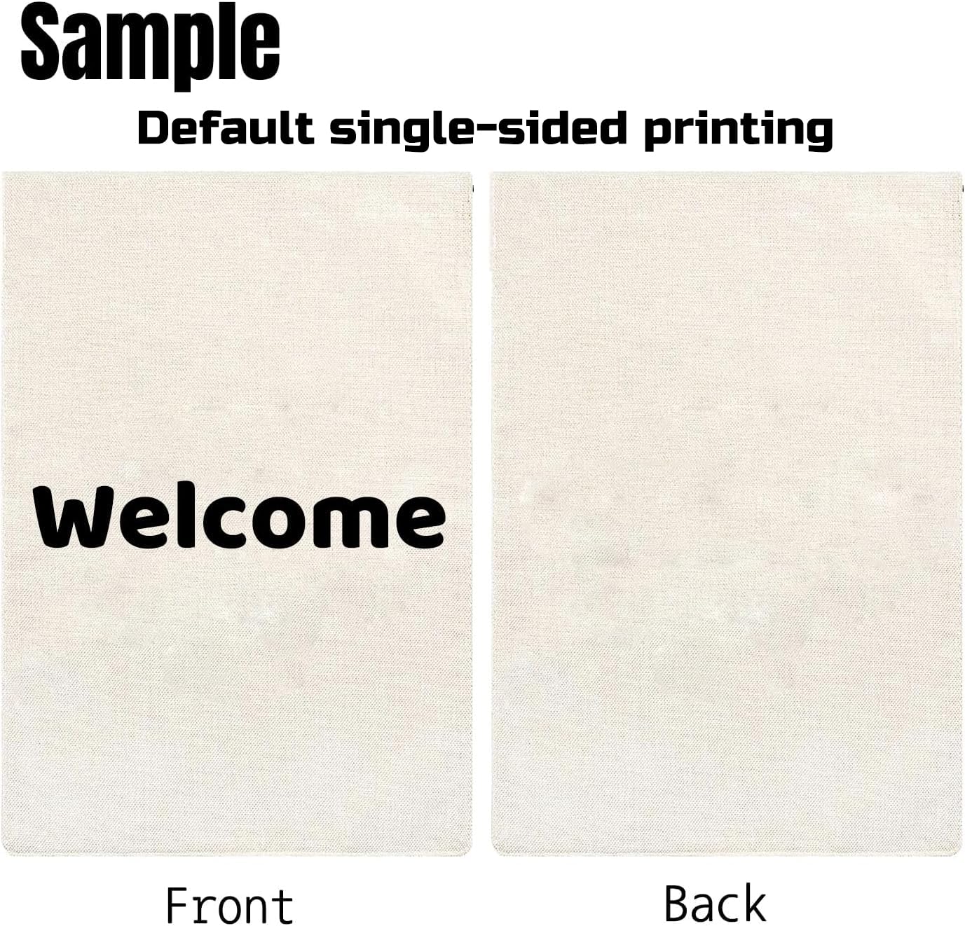 Personalized Garden Flag Outside Custom Flag DIY Your Own Design Home Yard Flags Banners 18"x12"