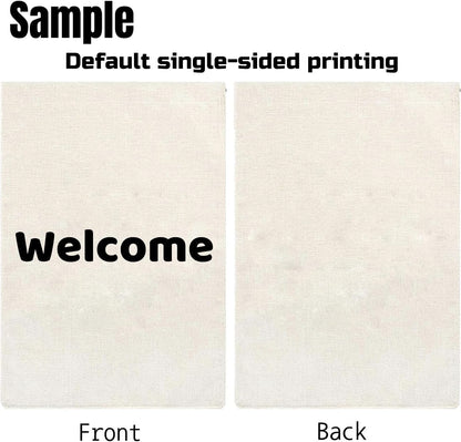 Personalized Garden Flag Outside Custom Flag DIY Your Own Design Home Yard Flags Banners 18"x12"