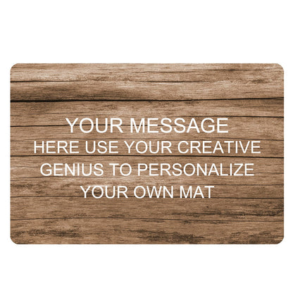 Personalized Image Doormat Custom Text Front Door Mat Welcome Indoor Outdoor Entrance Decor Rug
