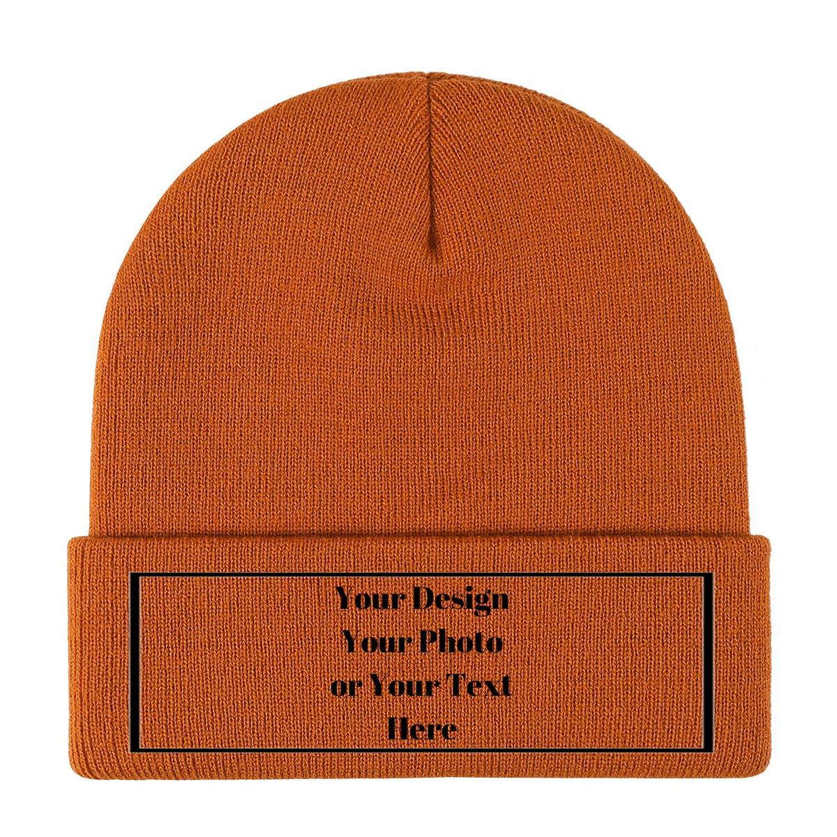 Personalized Unisex Beanies for Men Women Custom Beanie Winter Knitted Caps Hat