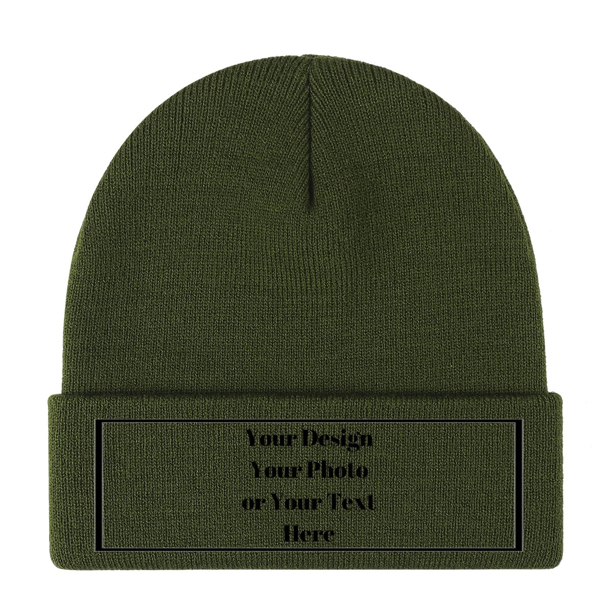 Personalized Unisex Beanies for Men Women Custom Beanie Winter Knitted Caps Hat