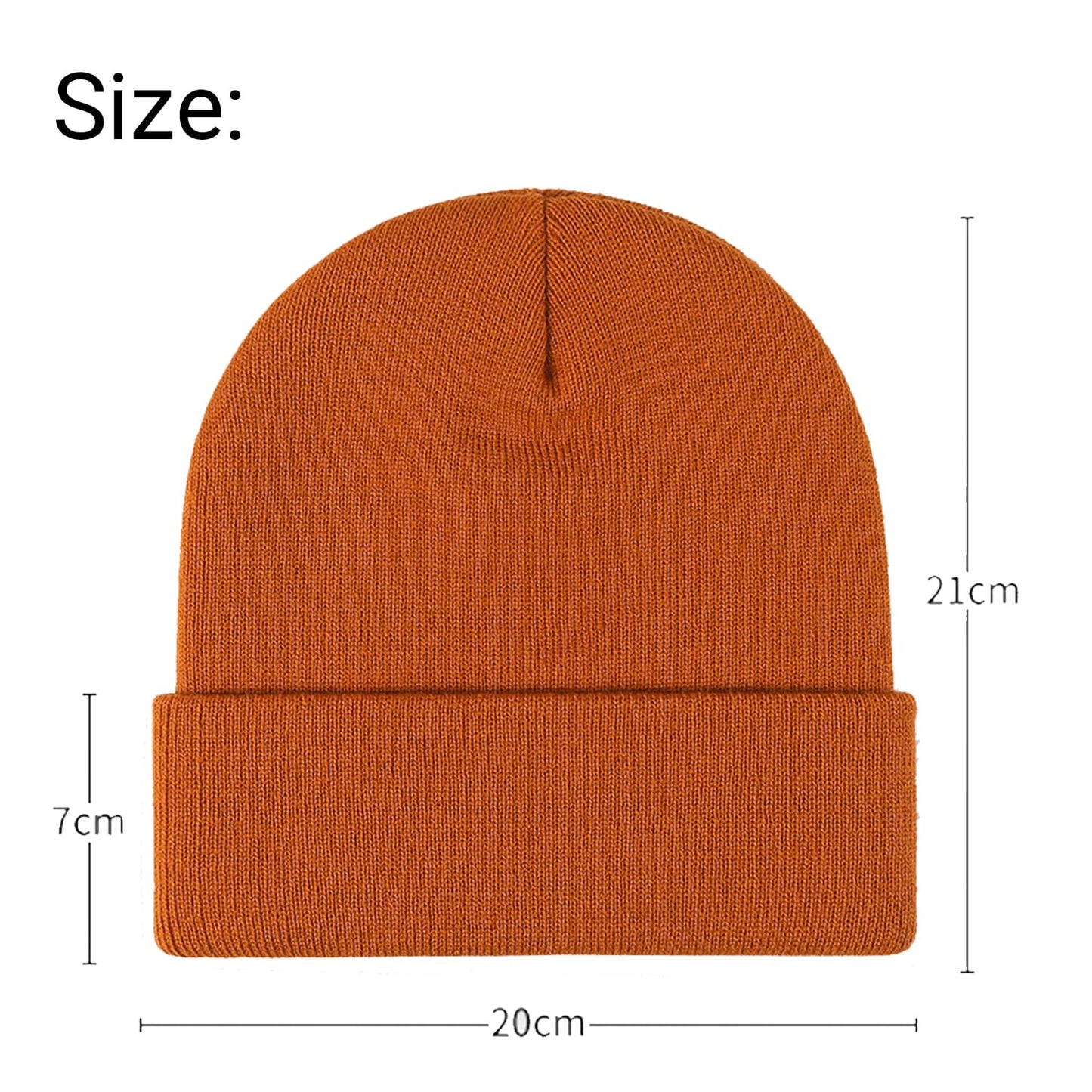 Personalized Unisex Beanies for Men Women Custom Beanie Winter Knitted Caps Hat