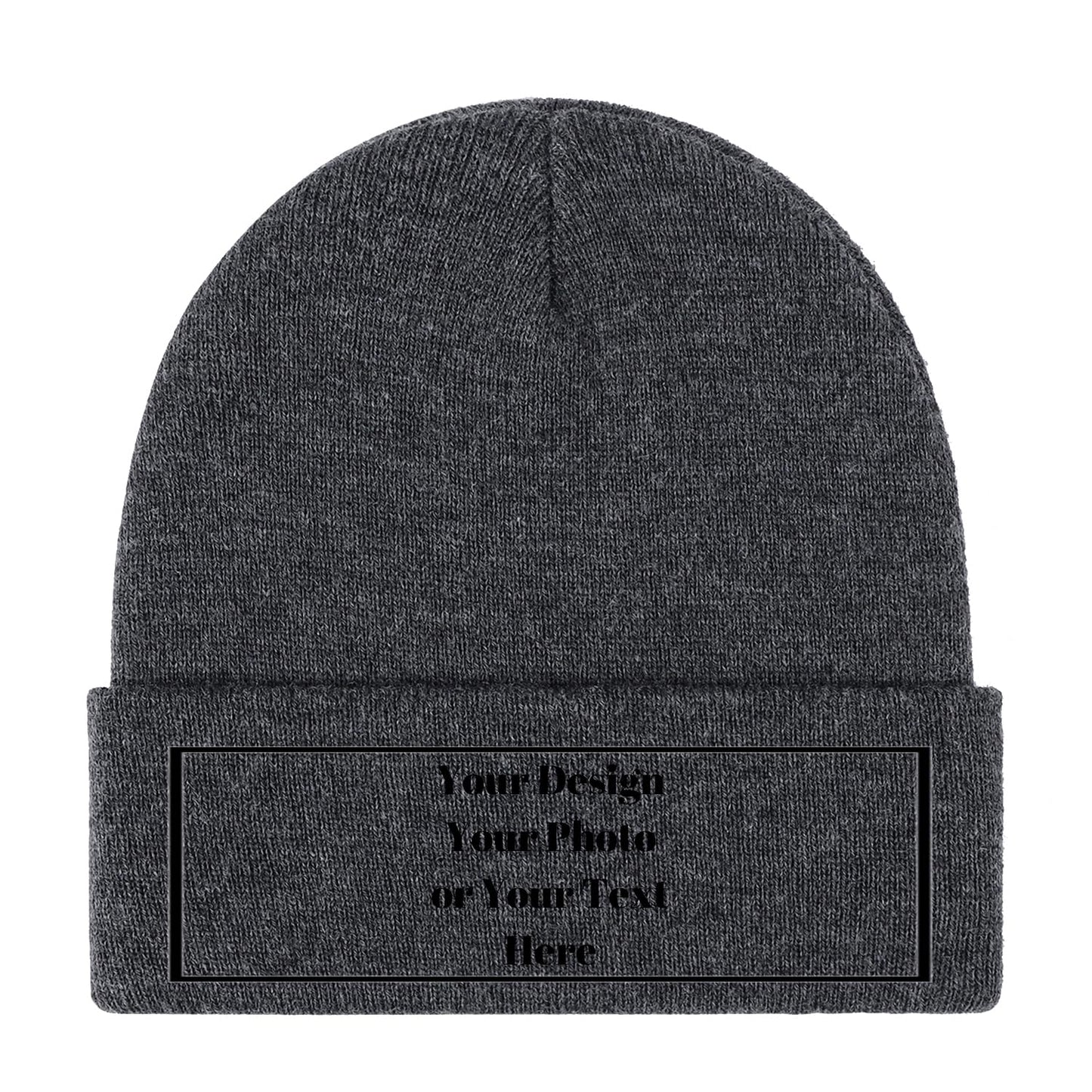 Personalized Unisex Beanies for Men Women Custom Beanie Winter Knitted Caps Hat