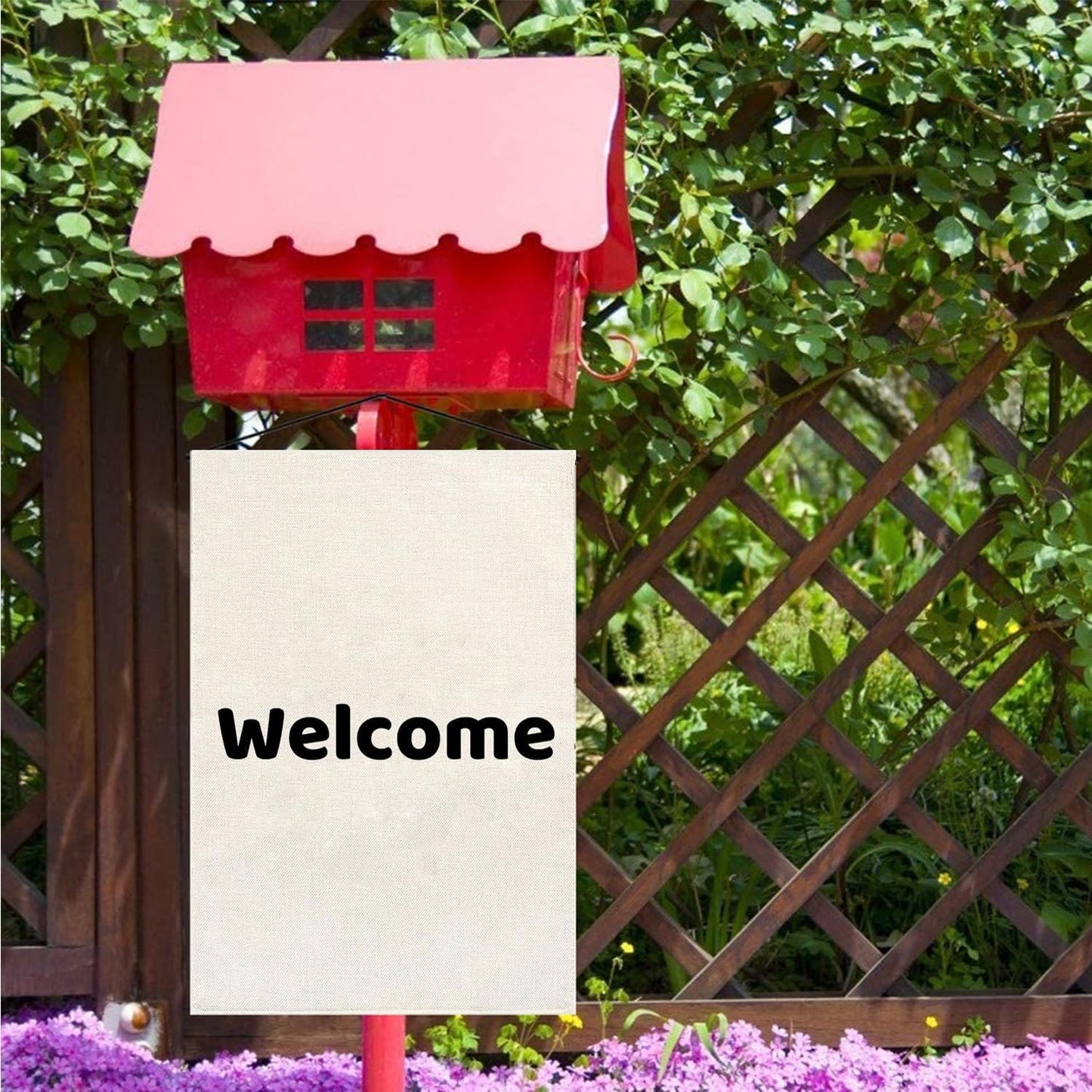 Personalized Garden Flag Outside Custom Flag DIY Your Own Design Home Yard Flags Banners 18"x12"