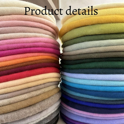 Women French Style Cashmere Beret Hat, Comfortable Stretchy Knitted Cap, Classic Fashion Headwear