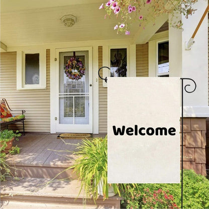Personalized Garden Flag Outside Custom Flag DIY Your Own Design Home Yard Flags Banners 18"x12"