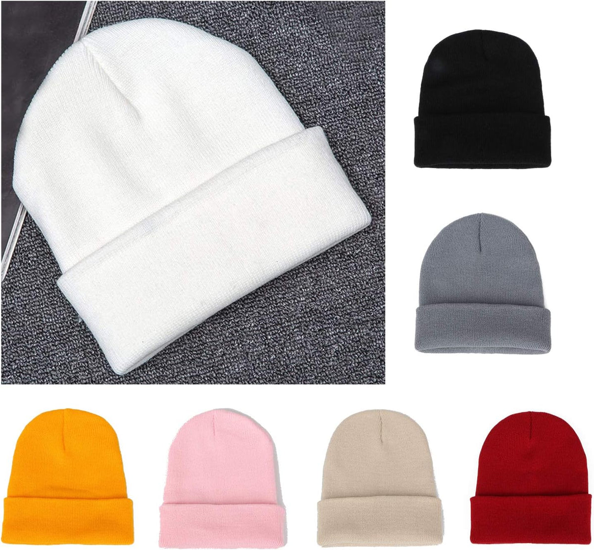 Best Mom Dad Ever Unisex Men Women Embroidery Beanie Skull Cap Winter Knitted Hats Couple Gift