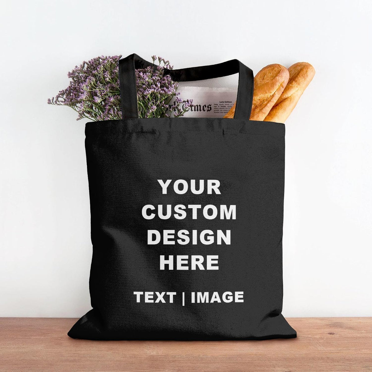 ZMvise Blank Canvas Tote Bag Reusable Grocery Handbag for DIY