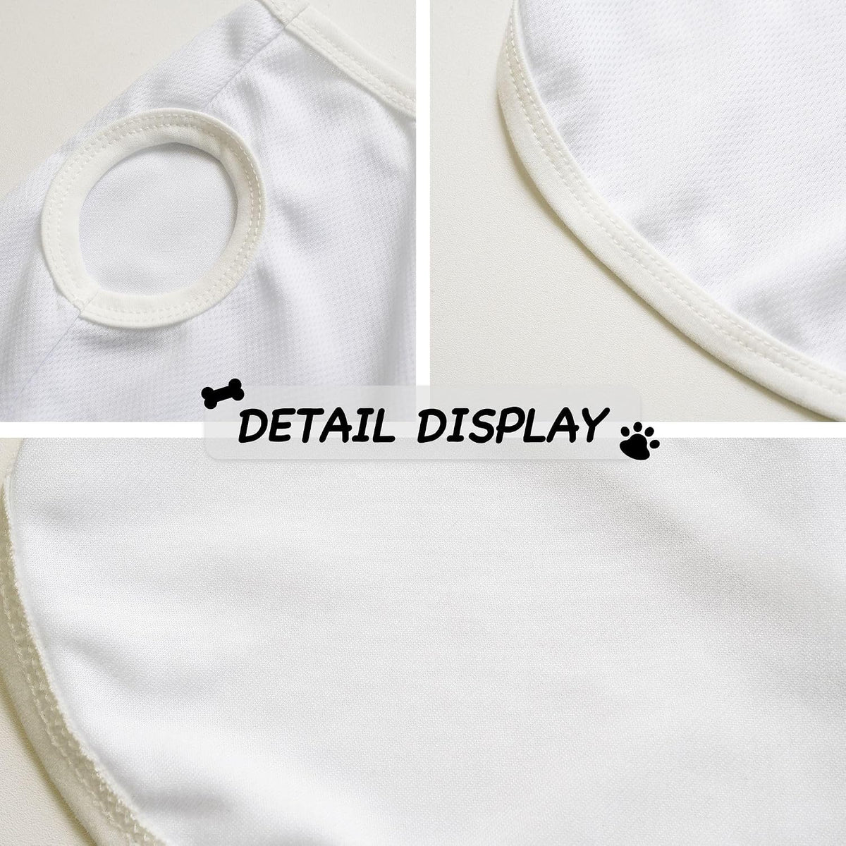 Custom Dog Mesh T-Shirt Soft Breathable Personalized Pet Clothes for Large Dogs