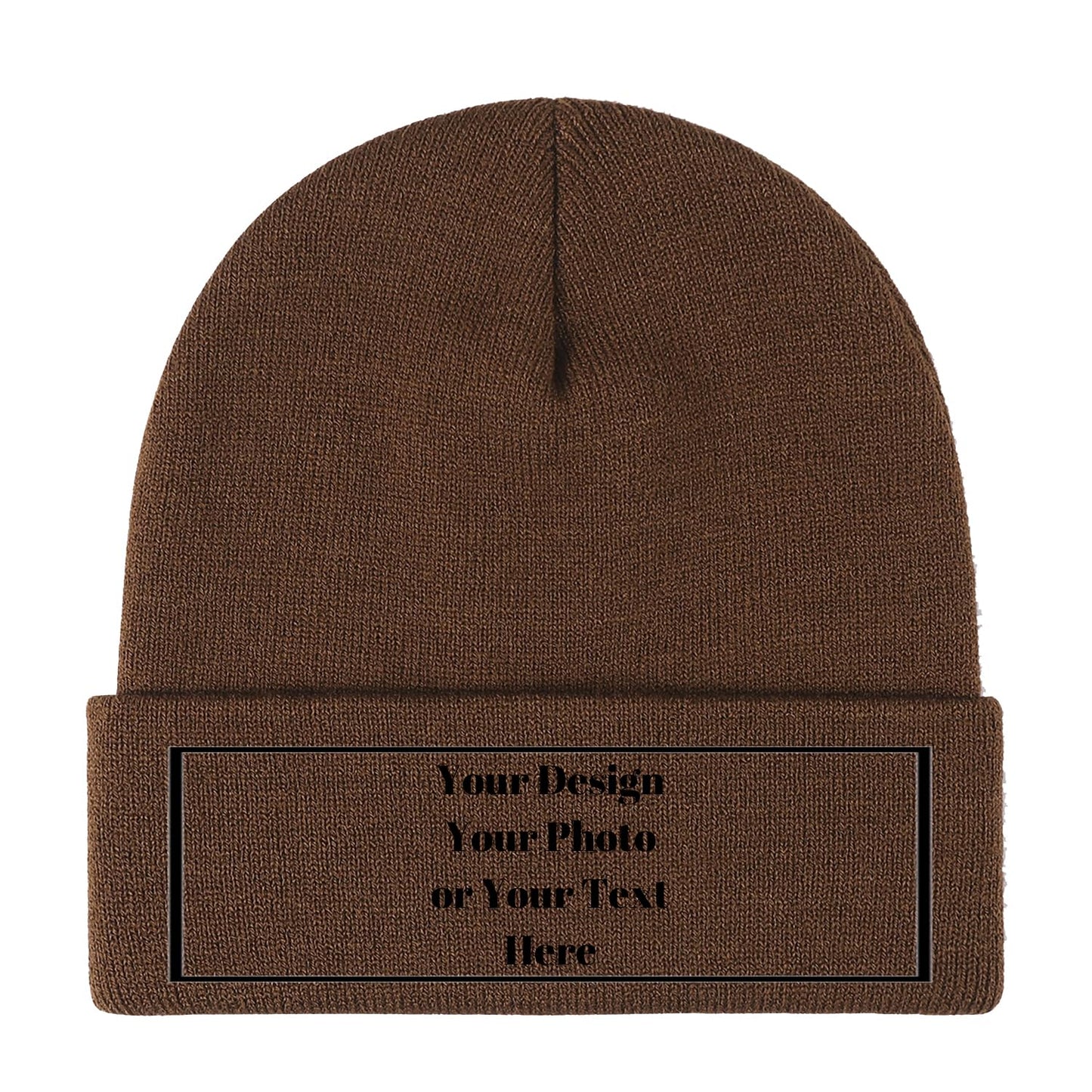 Personalized Unisex Beanies for Men Women Custom Beanie Winter Knitted Caps Hat