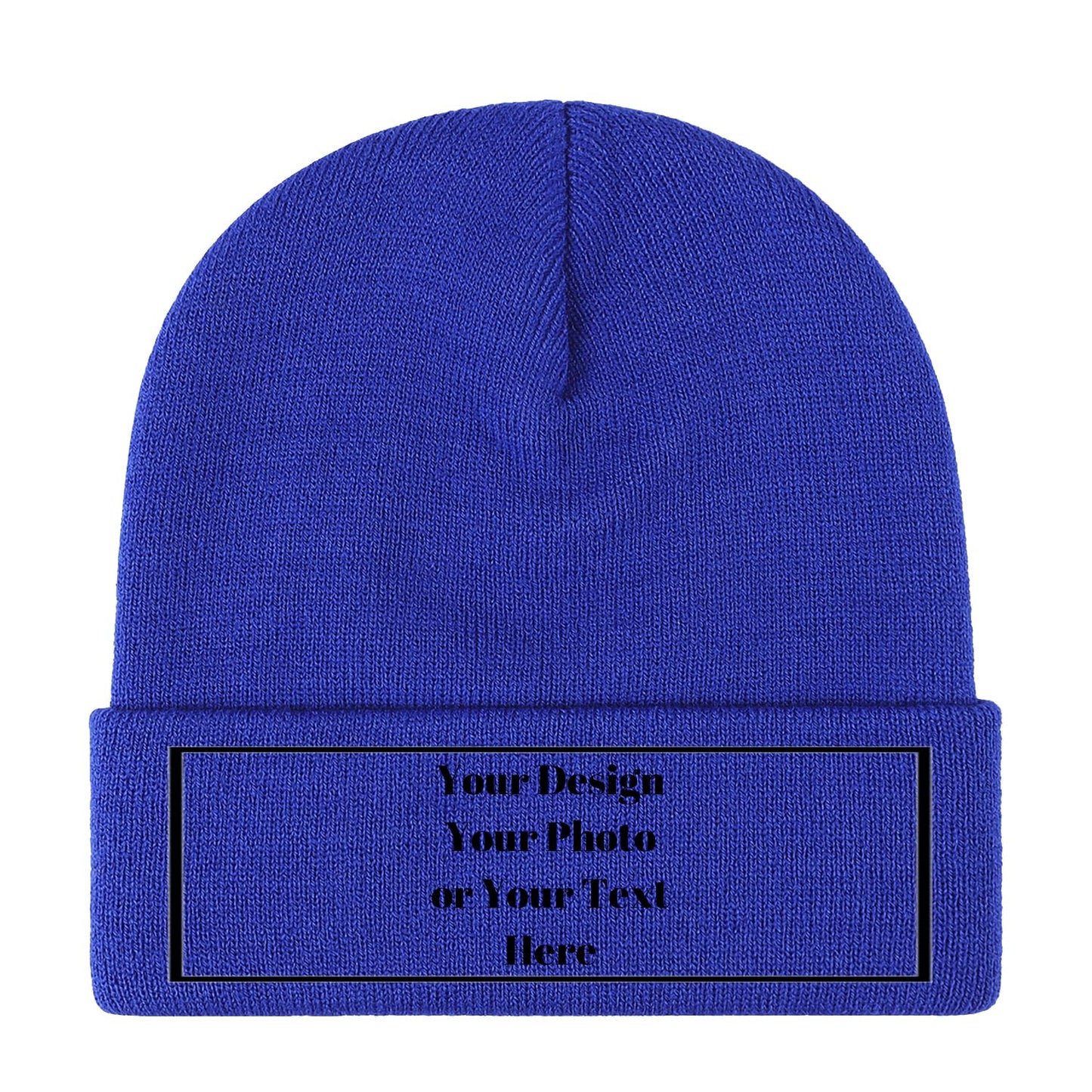 Personalized Unisex Beanies for Men Women Custom Beanie Winter Knitted Caps Hat