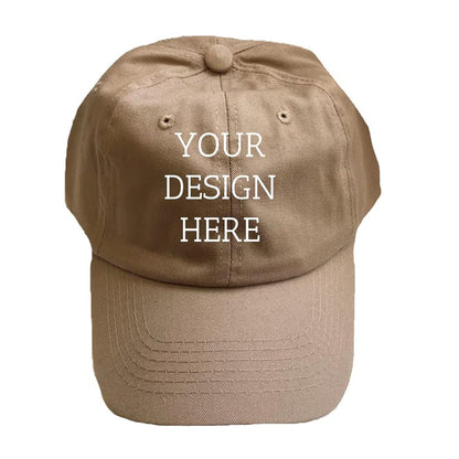 Printed Custom Your Own Picture Text Logo Unisex Personalized Plain Adjustable Hat Baseball Cap