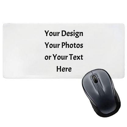 Custom Mouse Pad, Personalized Photo Text Logo, Non-Slip Mouse Mat for Gaming & Office