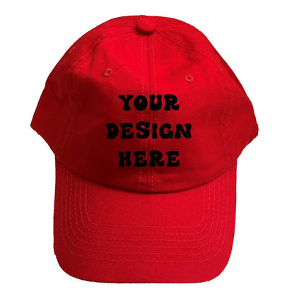 Printed Custom Your Picture Text Logo Unisex Personalized Plain Adjustable Cotton Hat Baseball Cap
