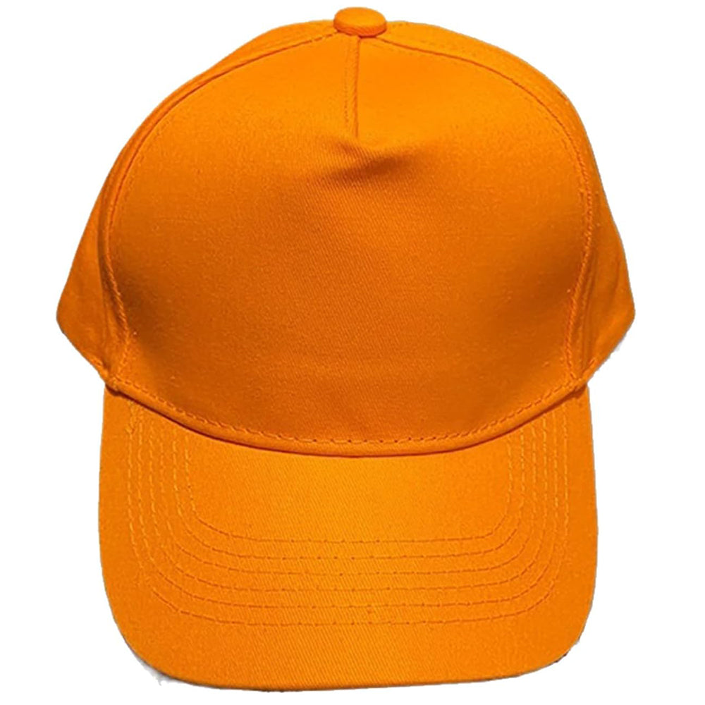 Comfortable 5 Panel Plain Adjustable Hat Unisex Baseball Cap